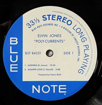 LP Elvin Jones: Poly-Currents