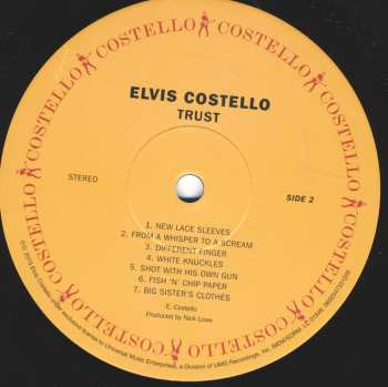 LP Elvis Costello & The Attractions: Trust