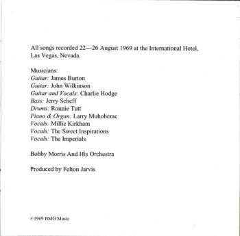 CD Elvis Presley: Elvis In Person At The International Hotel
