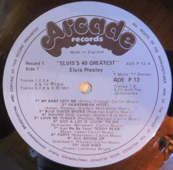 2LP Elvis Presley: 40 Greatest Hits
