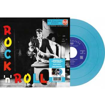 SP Elvis Presley: 7-ep Etranger N18 - Rock 'n' Roll (italy) (blue Vinyl)