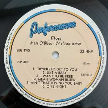 2LP Elvis Presley: Mess O' Blues