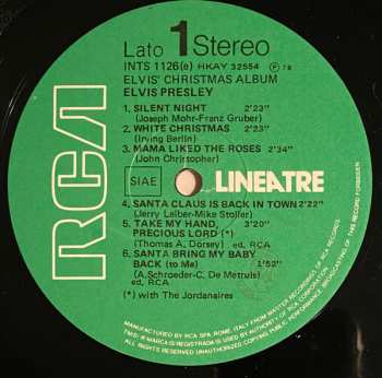 LP Elvis Presley: Elvis' Christmas Album