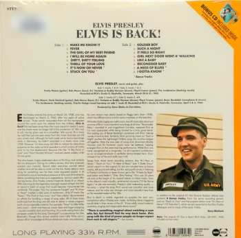 LP/CD Elvis Presley: Elvis Is Back! DIGI