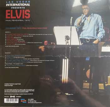 LP Elvis Presley: Final Rehearsal 1970