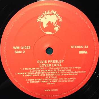 12LP/Box Set Elvis Presley: His Best Years 1954-1960  -  Complete Works