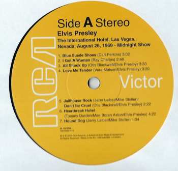2LP Elvis Presley: International Hotel Las Vegas, Nevada August 26, 1969