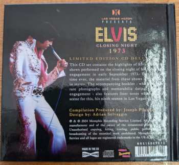 CD Elvis Presley: Las Vegas Hilton Presents Elvis Closing Night 1973 LTD