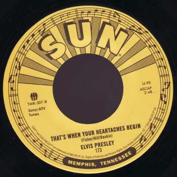 SP Elvis Presley: My Happiness / That's When Your Heartaches Begin