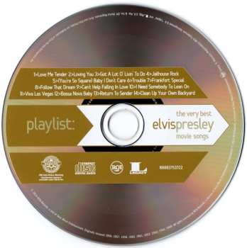 CD Elvis Presley: Playlist: The Very Best Elvis Presley Movie Songs