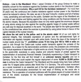 CD Embryo: Live Im Wendland