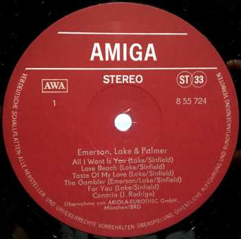 LP Emerson, Lake & Palmer: Emerson, Lake & Palmer