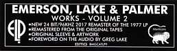 LP Emerson, Lake & Palmer: Works Volume 2