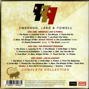 3CD/Box Set Emerson, Lake & Powell: Complete Collection