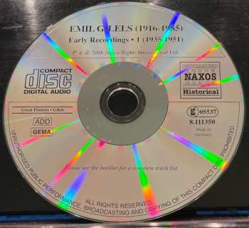 CD Robert Schumann: Early / Recordings • 1 / 1935-1951