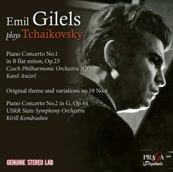 CD The Czech Philharmonic Orchestra: Emil Gilels Plays Tchaikovsky