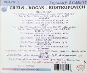 5CD/Box Set Mstislav Rostropovich: Piano Trios