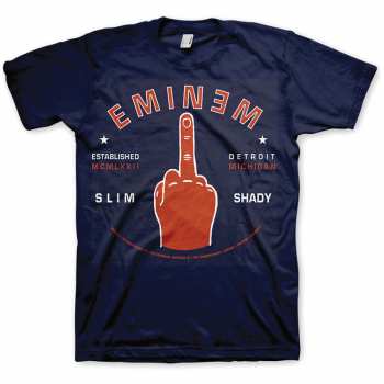 Merch Eminem: Tričko Detroit Finger 