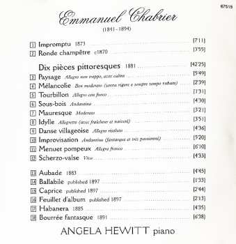 CD Emmanuel Chabrier: Piano Music