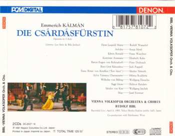 2CD Wiener Volksopernorchester: Die Csárdásfürstin