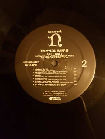 LP Emmylou Harris: Last Date
