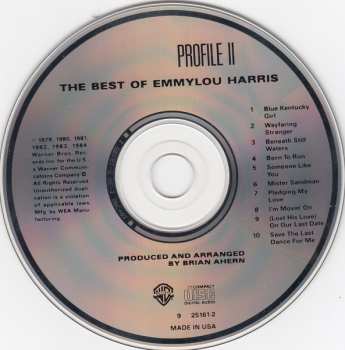 CD Emmylou Harris: Profile II: The Best Of Emmylou Harris