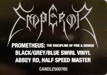 LP Emperor: Prometheus - The Discipline Of Fire & Demise CLR
