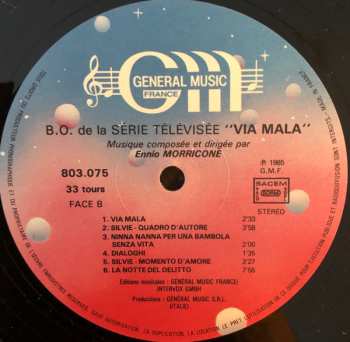 LP Ennio Morricone: Bande Originale De La Série Télévisée - Via Mala