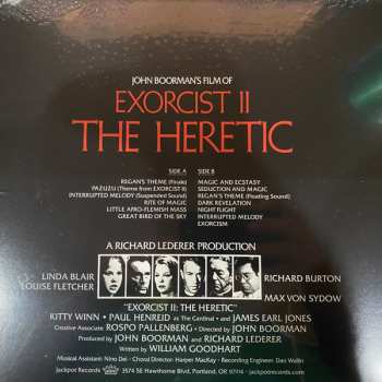 LP Ennio Morricone: Exorcist II: The Heretic LTD | CLR