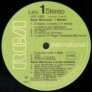 LP Ennio Morricone: I Western