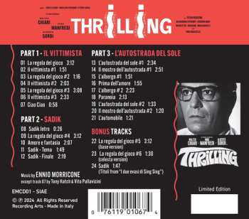 CD Ennio Morricone: Thrilling LTD | NUM