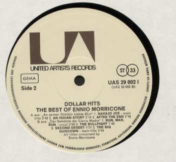 LP Ennio Morricone: Dollar Hits (The Best Of Ennio Morricone)