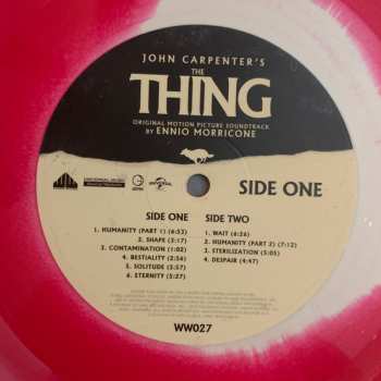 LP Ennio Morricone: John Carpenter's The Thing CLR