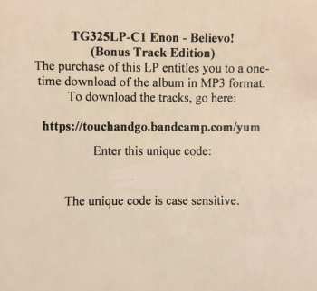 LP Enon: Believo! CLR | LTD