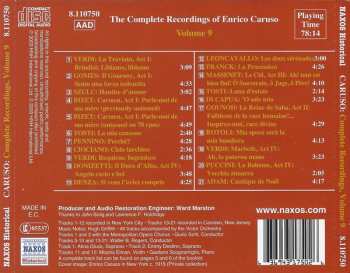 CD Enrico Caruso: Caruso: Complete Recordings, Volume 9