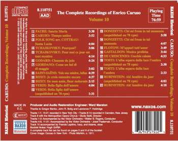 CD Enrico Caruso: The Complete Recordings Volume 10