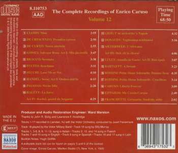 CD Enrico Caruso: The Complete Recordings Volume 12