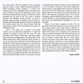 CD Enrico Caruso: The Complete Recordings Volume 5