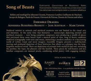 CD Marc Lewon: Song Of Beasts: Fantastic Creatures In Medieval Song