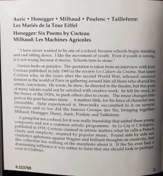 CD Arthur Honegger: Les Mariés De La Tour Eiffel