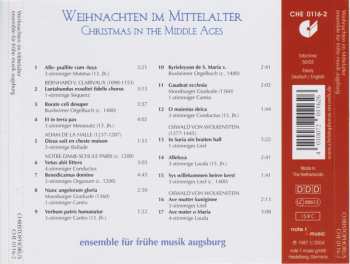 CD Ensemble Für Frühe Musik Augsburg: Weihnachten im Mittelalter
