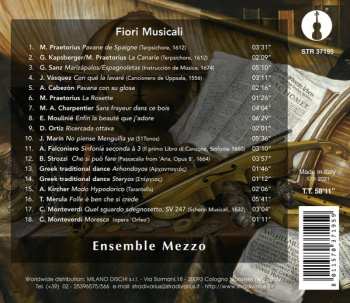 CD Ensemble Mezzo: Fiori Musicali (Songs And Dances Of The 16th And 17th Centuries = Canzoni E Danze Del XVI E XVII Secolo)