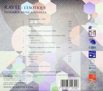 CD Ensemble Musica Nigella: Ravel - L'exotique