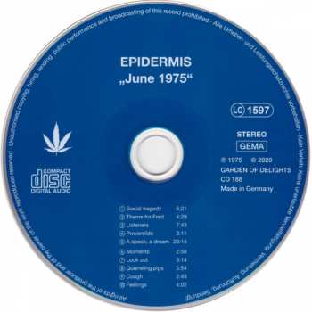 CD Epidermis: June 1975