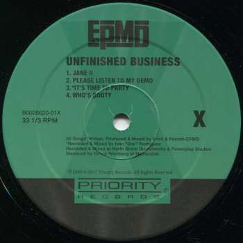 2LP EPMD: Unfinished Business