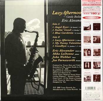 LP Eric Alexander Quartet: Lazy Afternoon - Gentle Ballads IV LTD