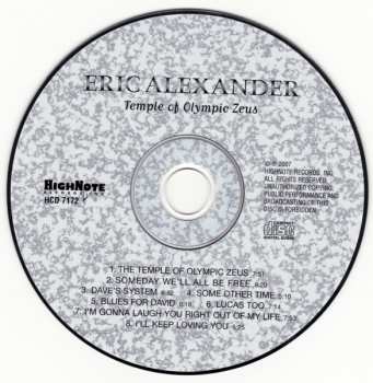 CD Eric Alexander: Temple Of Olympic Zeus