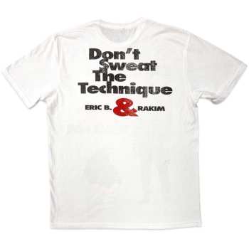 Merch Eric B. & Rakim: Eric B. & Rakim Unisex T-shirt: Don't Sweat (back Print) (small) S