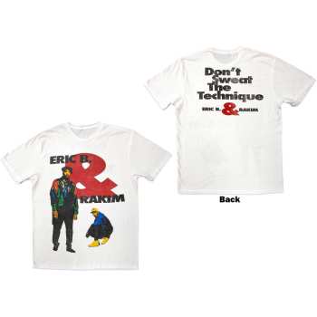 Merch Eric B. & Rakim: Eric B. & Rakim Unisex T-shirt: Don't Sweat (back Print) (small) S