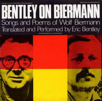CD Eric Bentley: Bentley On Biermann: Songs And Poems